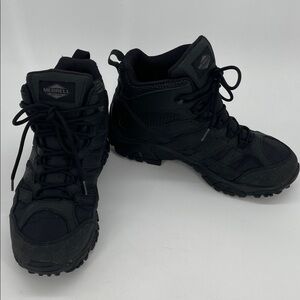Merrell Moab 2 Mid Tactical Waterproof Men’s Black Boots Size 10